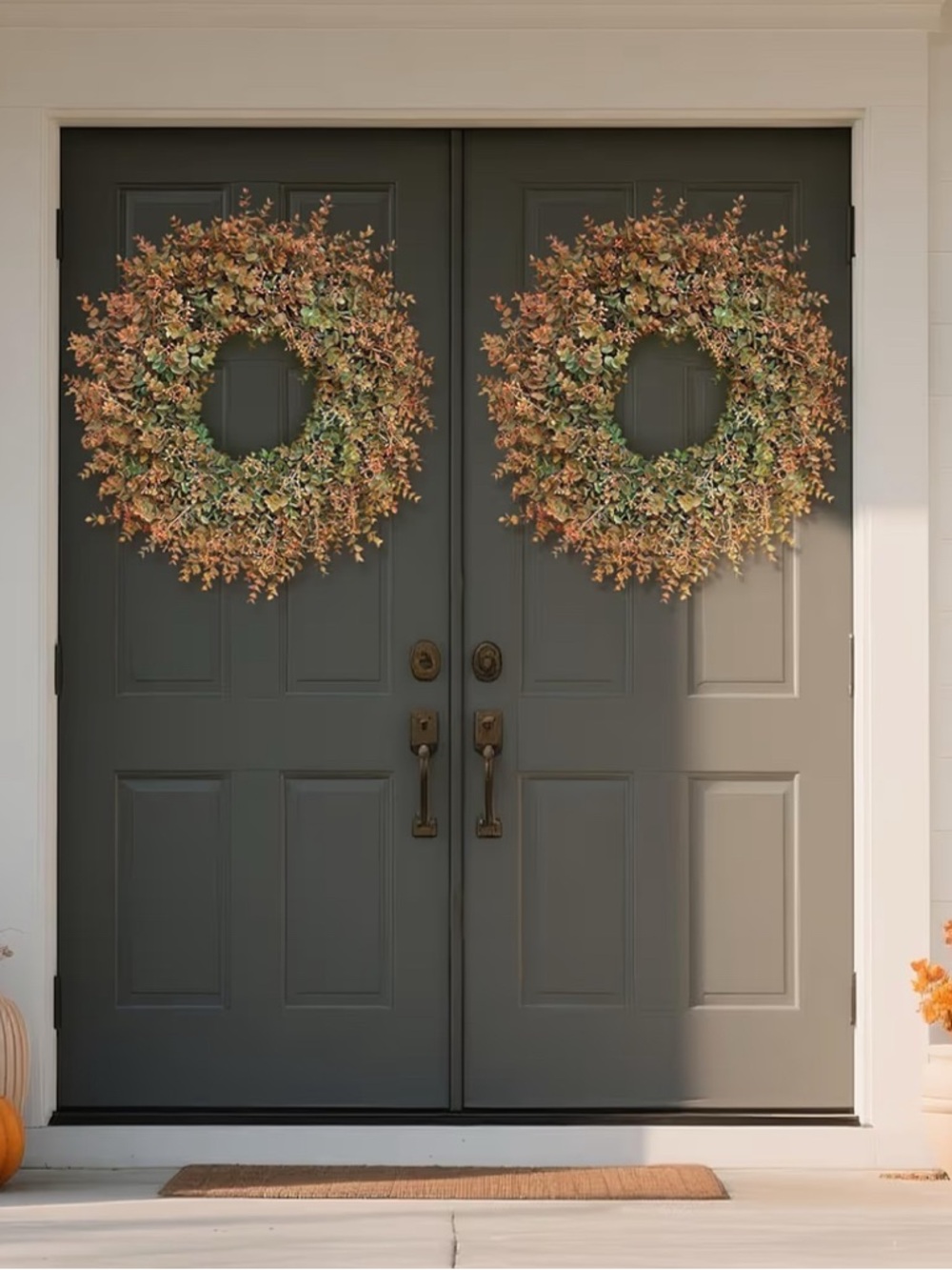 Like-New Eucalyptus Wreaths – Set of 2 (Amazon Choice product!)
